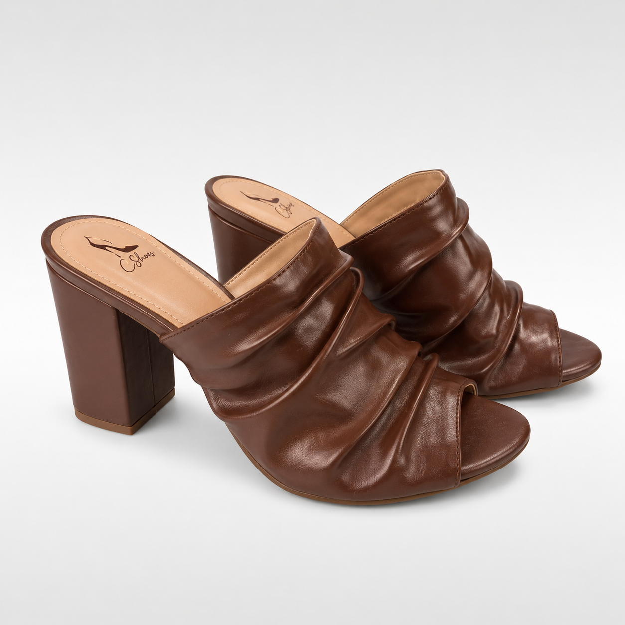 Tamanco Salto Bloco Slouch