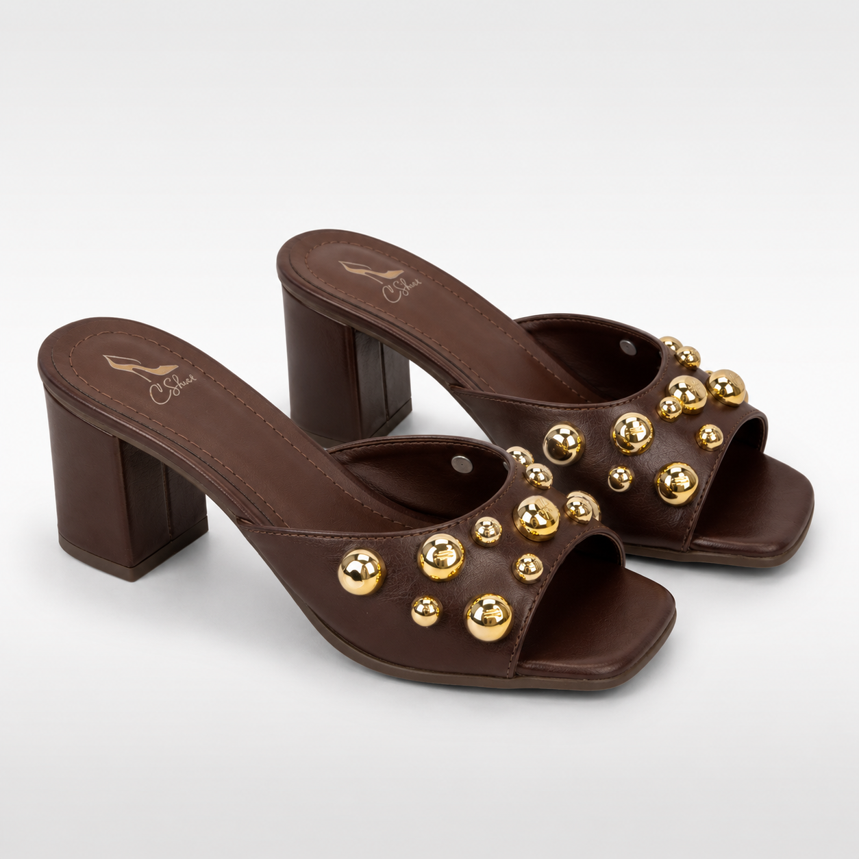 Tamanco Pérolas de Ouro